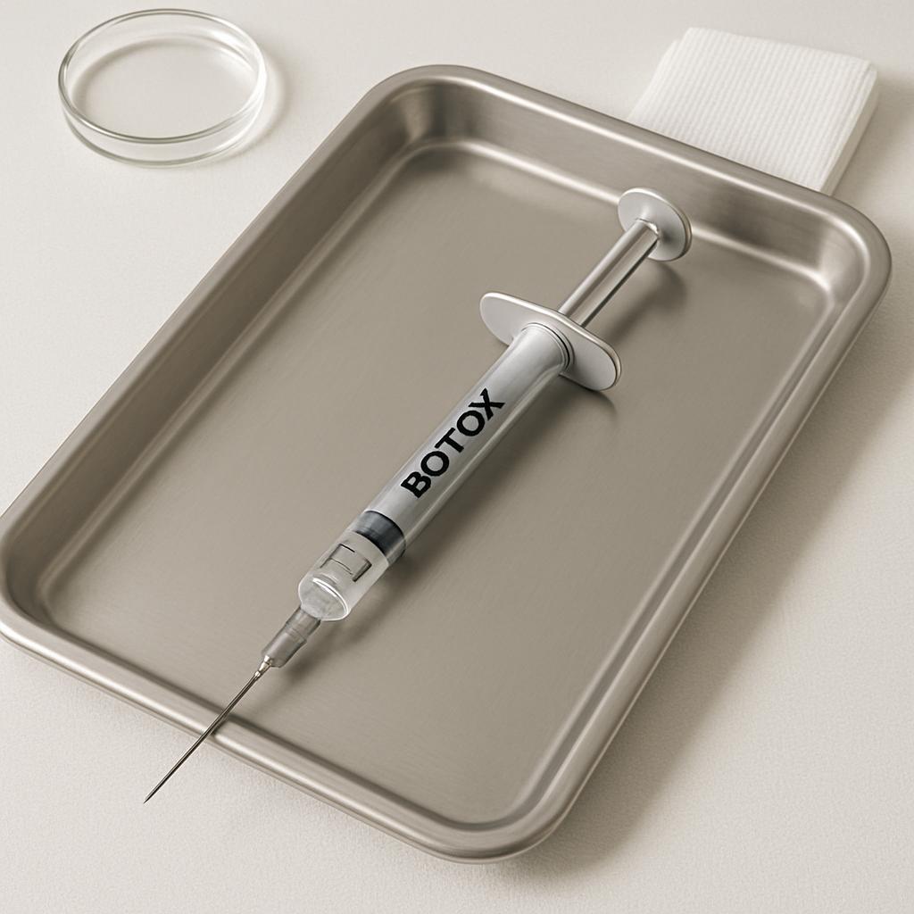 The alt text for the image is: "Bragneanaa Industry Empty Tray Botox Syringe Basic"